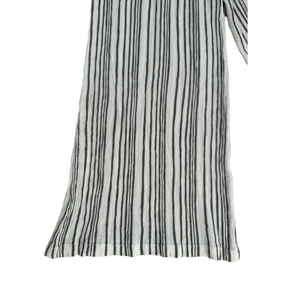 Lascana jumpsuit cropped striped size 6 wide leg sleeveless - Picture 3 of 7